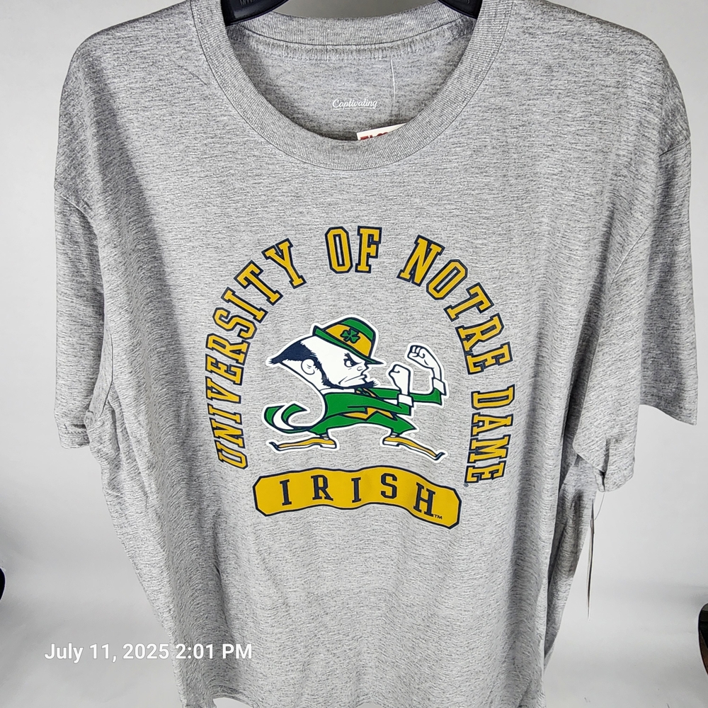 Champion Gray University of Notre Dame Tee